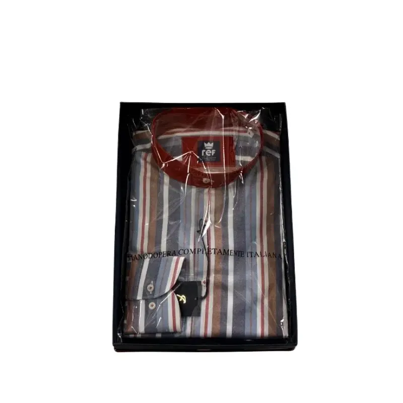 Multi-Tone Vertial Stripe Shirt